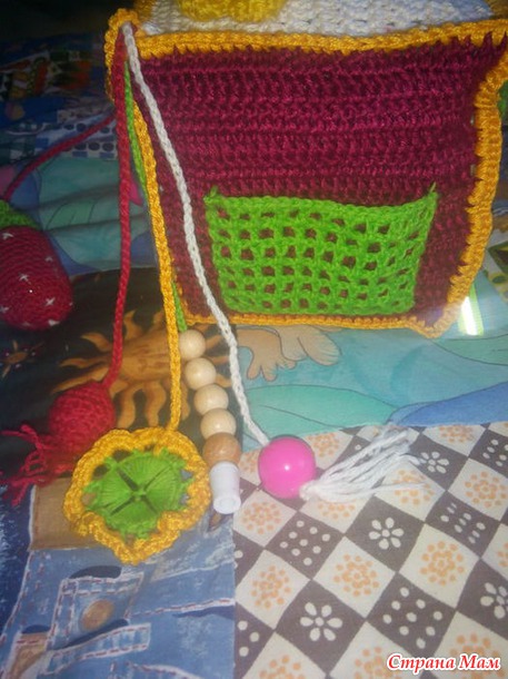 Развивающий куб большой hand made