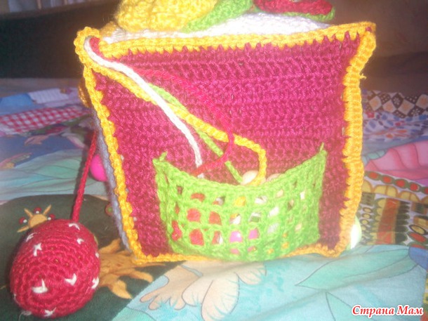 Развивающий куб большой hand made