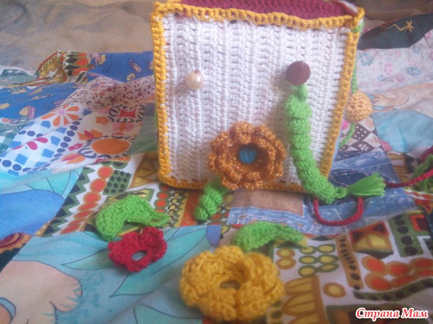 Развивающий куб большой hand made