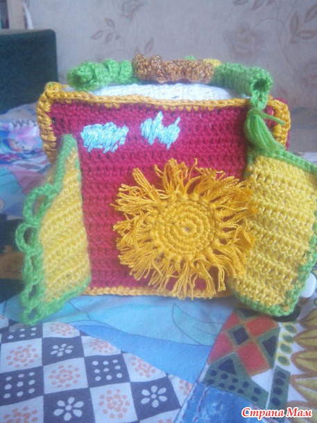 Развивающий куб большой hand made