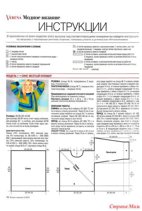 Журнал верена вязание спицами со схемами 2024