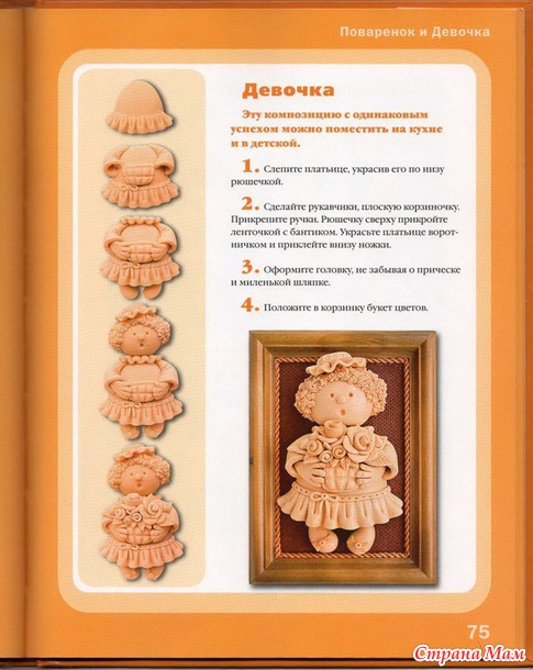 Книга Поделки из соленого теста