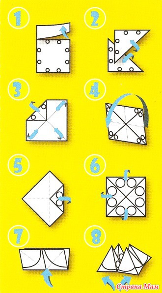 Как сделать оригами «Гадалка» и как в неё играть
