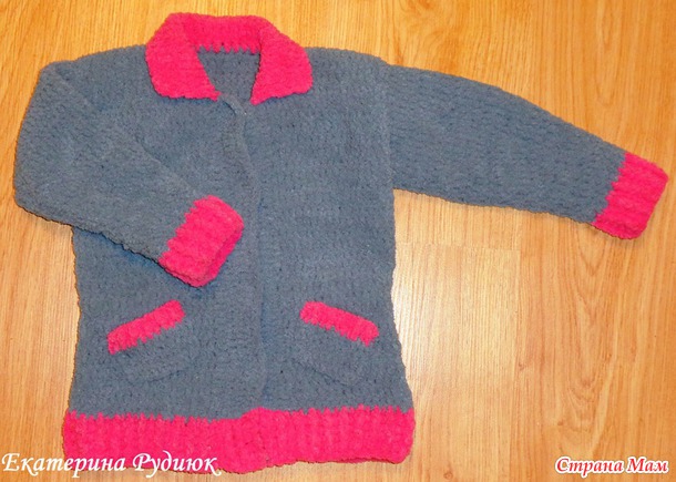Кофта для девочки из Alize Softy. Крючок.