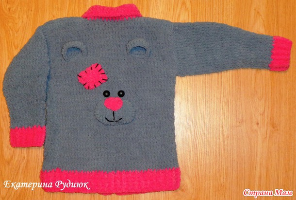 Кофта для девочки из Alize Softy. Крючок.