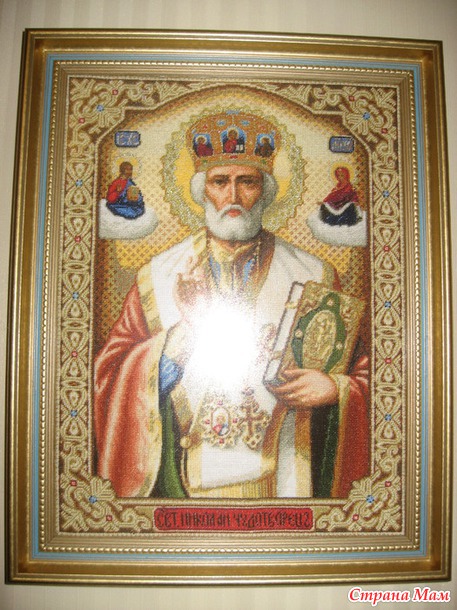 Николай Чудотворец по дизайну Стоянки Ивановой