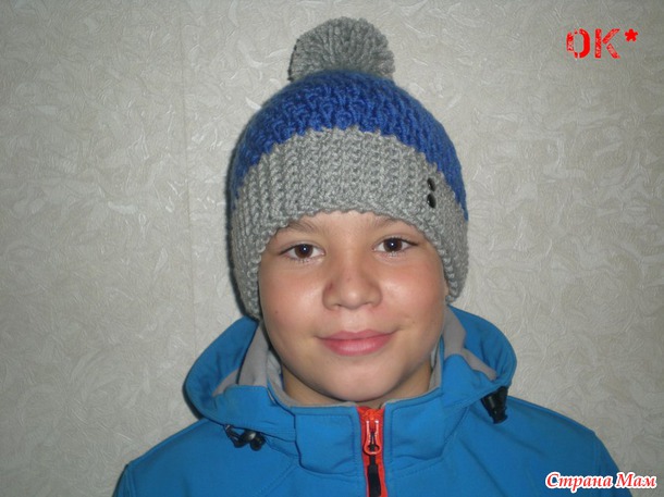 Спортивные шапочки крючком