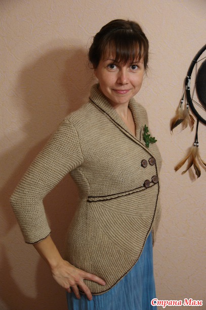 Мой жакетик! Я его мучила мучила и домучила:)