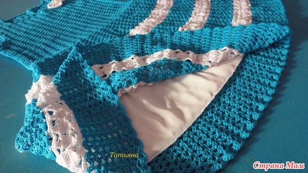 Платье для девочки. Крючок. (по мотивам платья "Лето в немецкой деревне")
