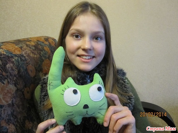 . Зайчик из флиса