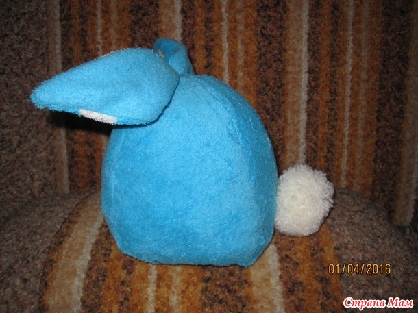 . Зайчик из флиса