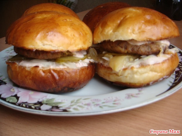 Самые вкусные булочки для бургеров
