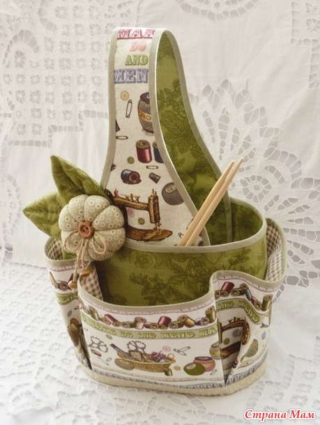 Корзинка для рукоделия "Sewing"