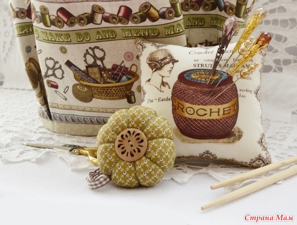 Корзинка для рукоделия "Sewing"