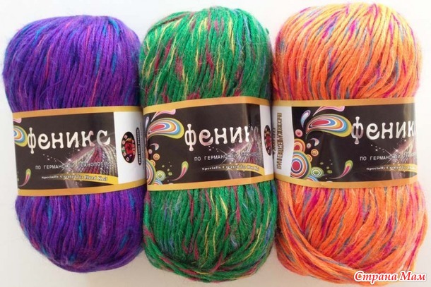 Пряжа Феникс (Сolor city, Китай): кто вязал детям?