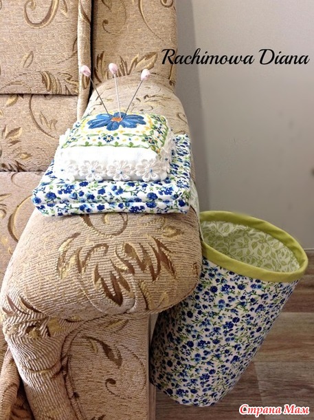 Игольница с корзинкой.