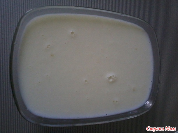 Молочное желе с малиной