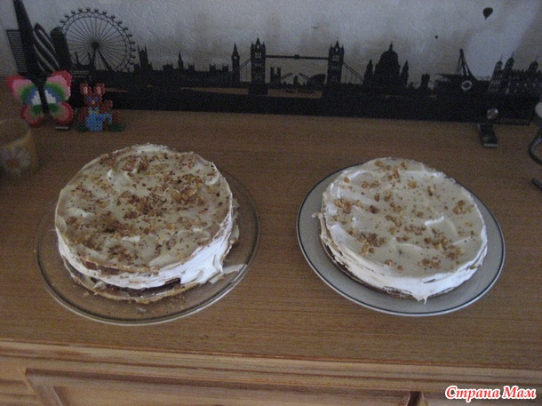 Медовик жаренный на сковородке (рецепт)