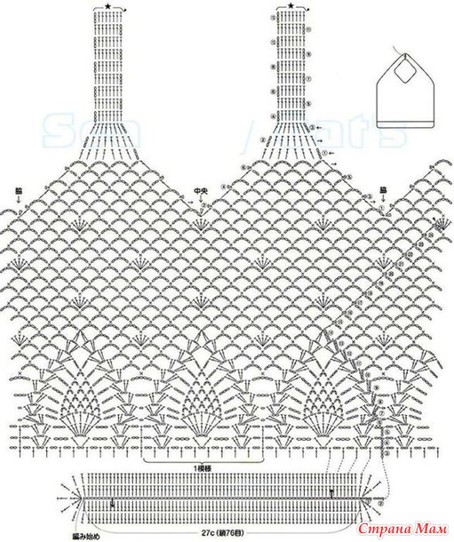 Вязаная авоська крючком схема с описанием