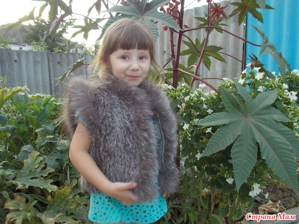 Меховой жилет