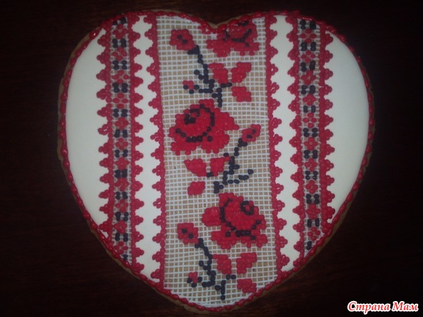 Прянички новенькие))) Наконец-то дошла до вышивки)))