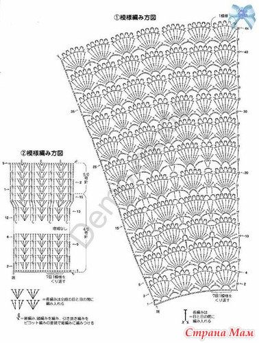 Накидка для храма крючком схема и описание