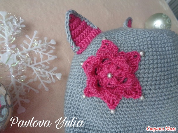. Кошкошапка для девочки