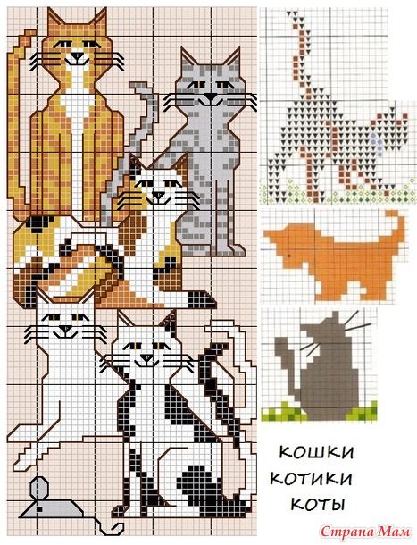 Котомания - 2. Узоры спицами. Жаккард
