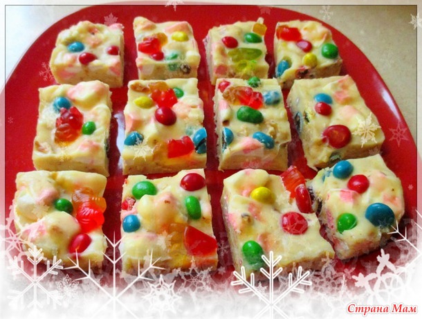 Рождественское угощение Christmas Rocky Road)