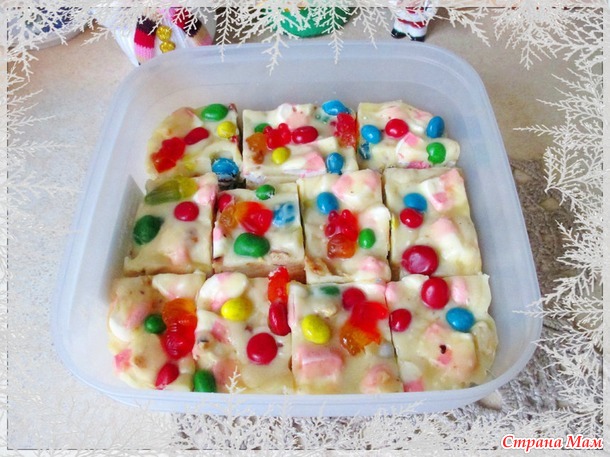 Рождественское угощение Christmas Rocky Road)