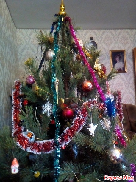 Наши ёлочки и обещанные раритетные игрушки