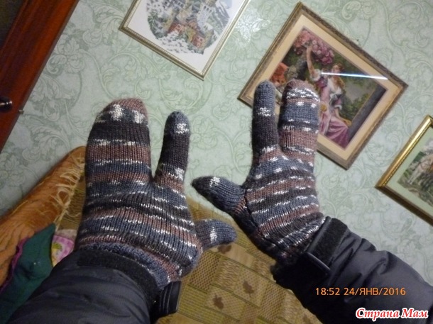 Повязушки для любимых (руковицы 3х палые) и дорогих (гольфы)