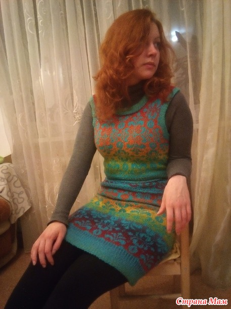 Заходите в гости - я вам платье покажу и расскажу как вязала