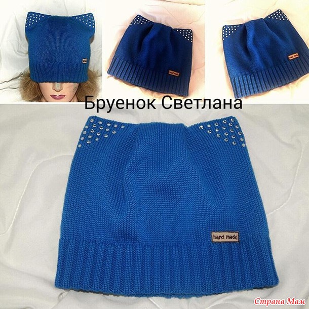 . Еще одна кошечка... поэкспериментировала с макушкой.. на заказ