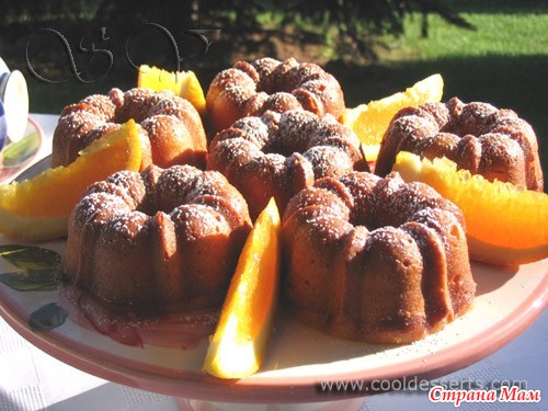 "������������ �����" (Orange Kugelhopf Cakes)