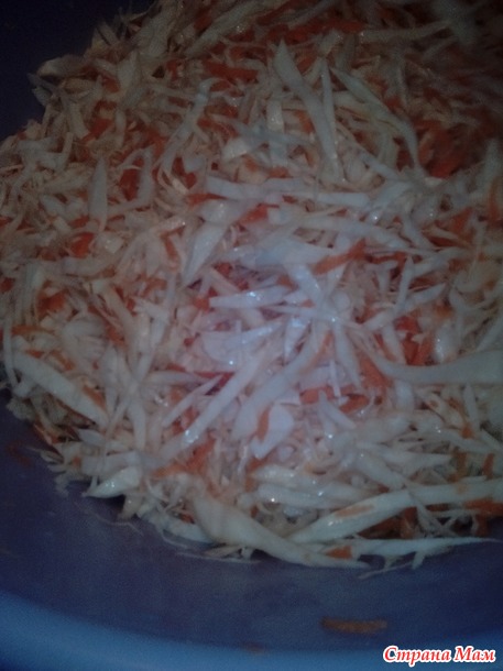 Капуста квашеная.