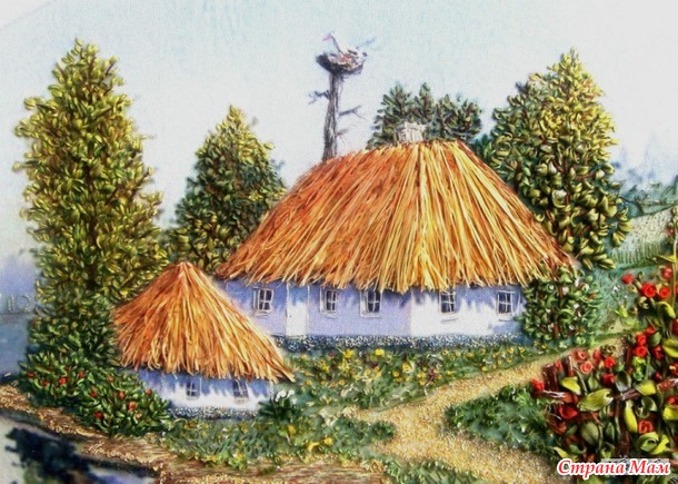 ПЕЙЗАЖ ".. ИЗ БАБУШКИНОГО ДЕТСТВА "