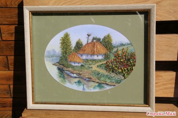 ПЕЙЗАЖ ".. ИЗ БАБУШКИНОГО ДЕТСТВА "