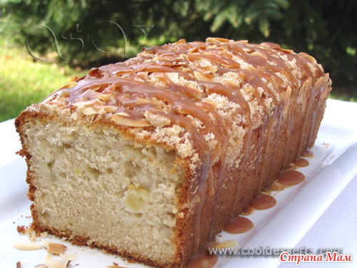 �������� ���� � ����������� ������ (Apple Cake with Caramel Drizzle)