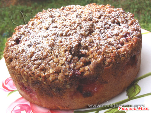 �������� ����� (Plum Crumble Cake)