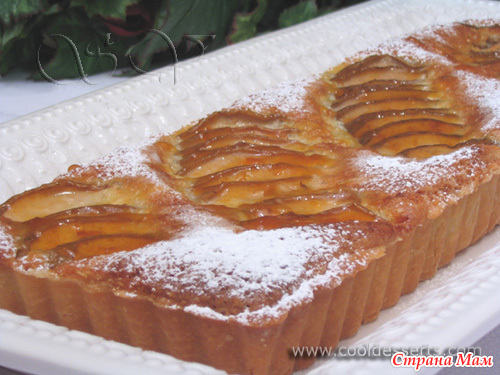 ���������-�������� ����� (Almond Pear Flan)