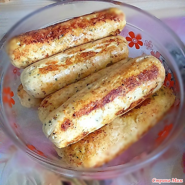 Сосиски из куриного филе