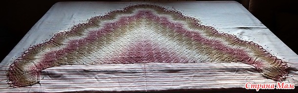 Мои первые шали из Кауни