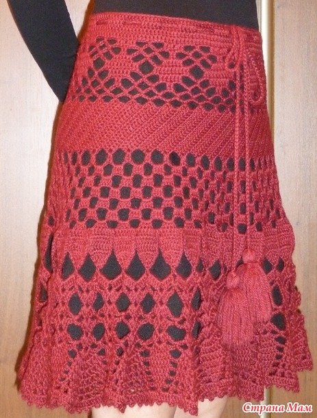 Юбочка Пепе крючком.