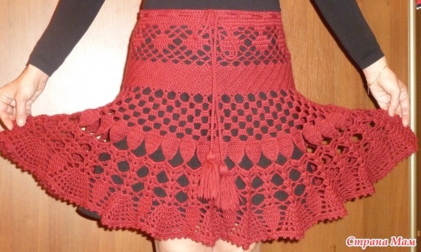 Юбочка Пепе крючком.