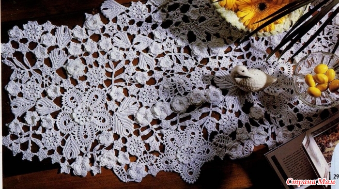 Как связать мотив трилистник для ирландского кружева - УРОК ВЯЗАНИЯ для начинающих. Lesson Crochet