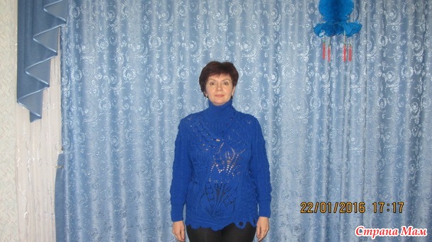 Отчет о совместном вязании Фантазийного джемпера от NataMohn.