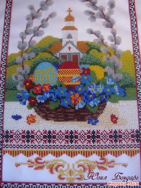 Мои новые Пасхальные рушнички