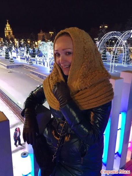 Капюшон зимний двуслойный