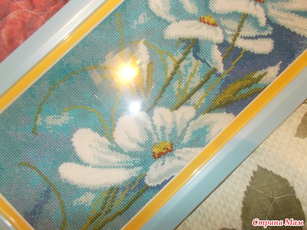 Ромашки вьюнки ирисы триптих.)